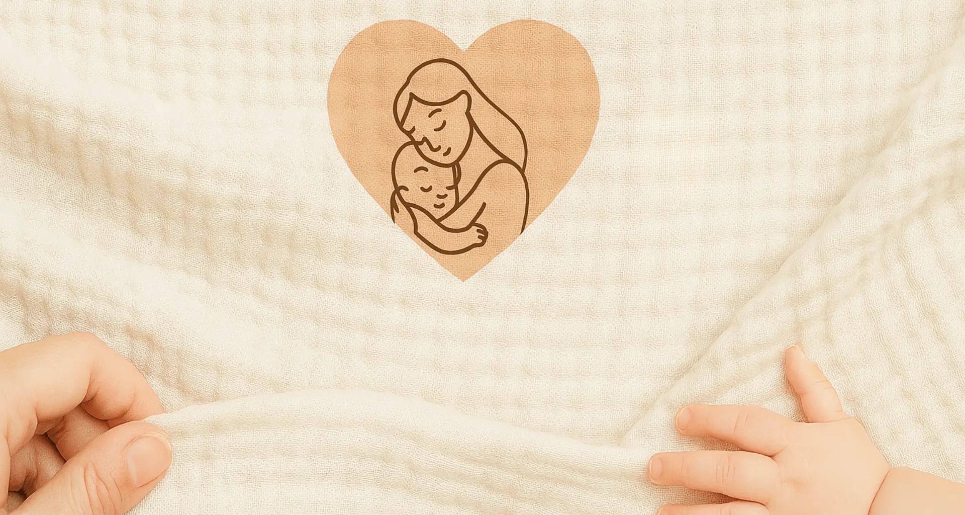 Loomsy Baby organik bebek müslin tekstil ürünleri ile mışıl mışıl uyuyan bebek